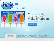 Tablet Screenshot of icecreamtrucks.ca